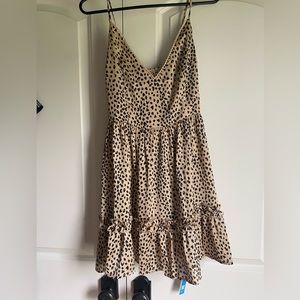 Cupshe leopard print sundress - size M